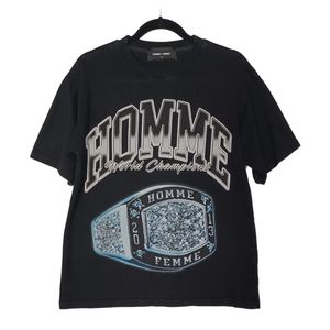HOMME + FEMME World Championship Ring 2013 Short Sleeve Black T Shirt Small